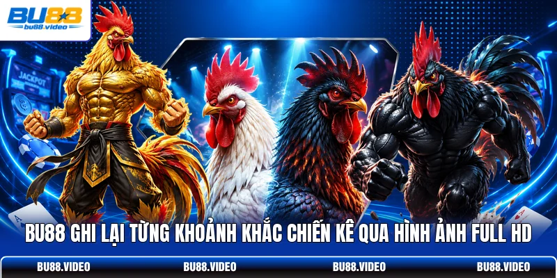 Bu88 ghi lại từng khoảnh khắc chiến kê qua hình ảnh Full HD
