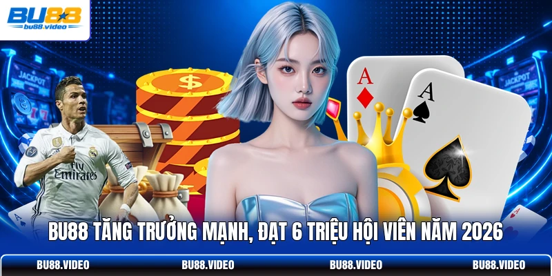 Bu88 tăng trưởng mạnh, đạt 6 triệu hội viên năm 2026