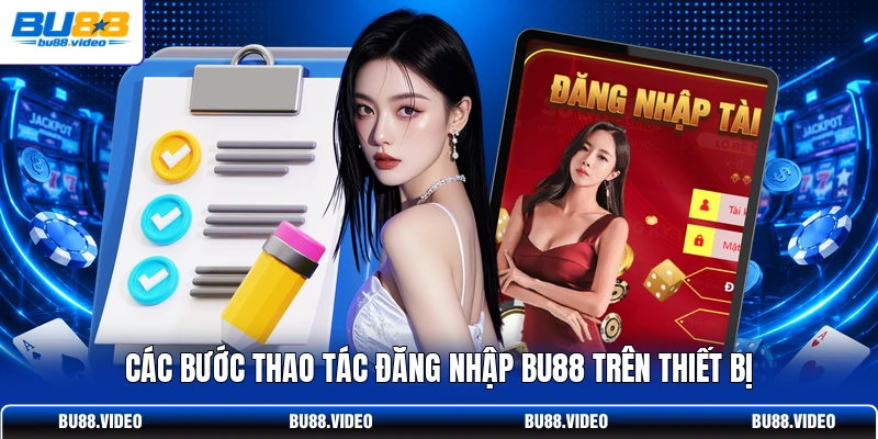 Các bước thao tác đăng nhập Bu88 trên thiết bị