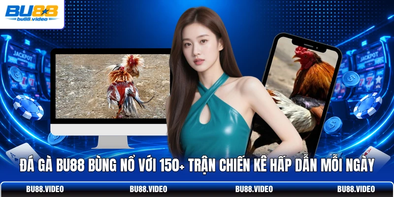 Đá gà Bu88 bùng nổ với 150+ trận chiến kê hấp dẫn mỗi ngày