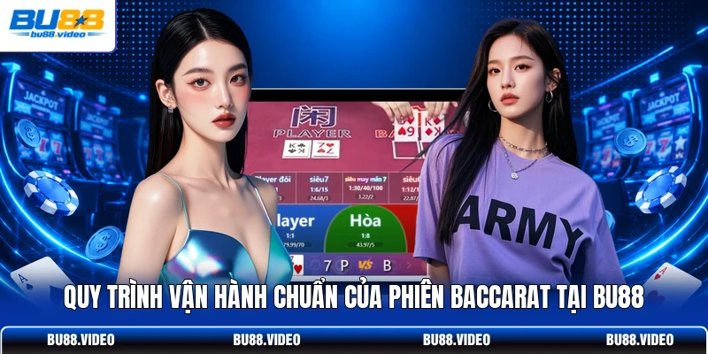 Quy trình vận hành chuẩn của phiên Baccarat tại Bu88